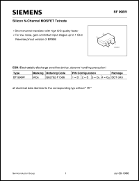 BF998W Datasheet