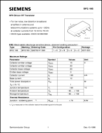 BFG19S Datasheet