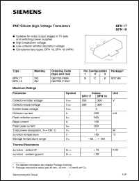 BFN19 Datasheet
