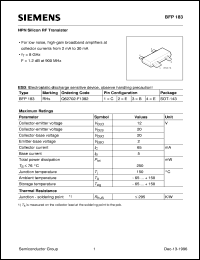 BFP183 Datasheet