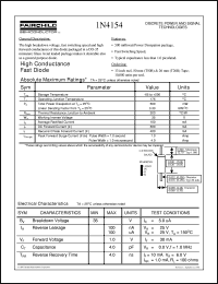 1N4154 Datasheet