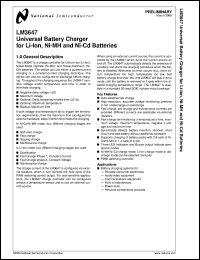 LM3647-EVAL Datasheet
