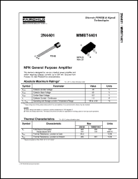 2N4401 Datasheet
