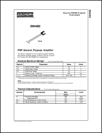 2N4402 Datasheet