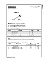 2N4410 Datasheet