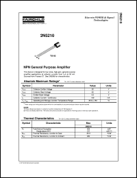 2N5210 Datasheet