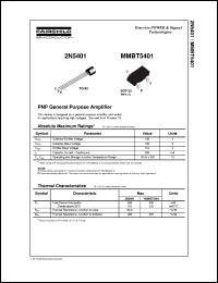 2N5401 Datasheet