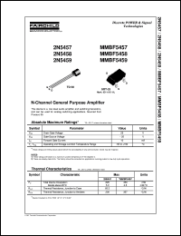 2N5458 Datasheet