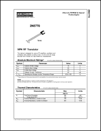 2N5770 Datasheet