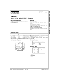 74ABT125CSJX Datasheet