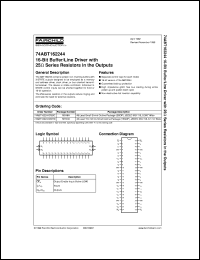 74ABT162244MTDX Datasheet