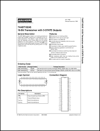 74ABT16245CMTDX Datasheet