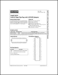 74ABT16374CSSCX Datasheet