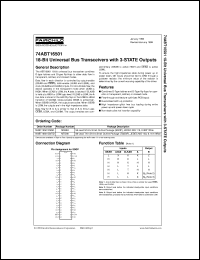 74ABT16501CSSCX Datasheet
