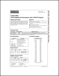 74ABT16952CMTDX Datasheet