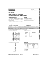 74ABT2240DB Datasheet