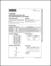 74ABT2244CMSAX Datasheet