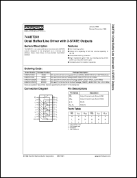74ABT241CSCX Datasheet