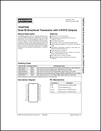 74ABT245CMTC Datasheet