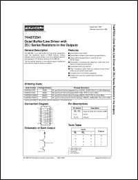 74ABT2541CMSA Datasheet