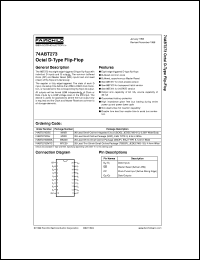 74ABT273CMTCX Datasheet