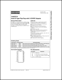 74ABT574CMSAX Datasheet