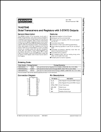 74ABT646CMTCX Datasheet