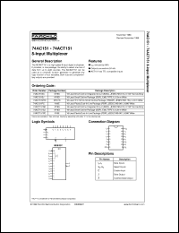 74AC157SCX Datasheet