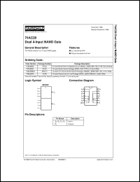 74AC280SJ Datasheet