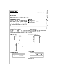 74AC280SCX Datasheet