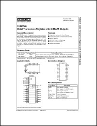 74AC646SC Datasheet