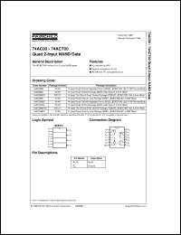74ACT02SC Datasheet