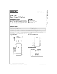 74ACT158MTCX Datasheet