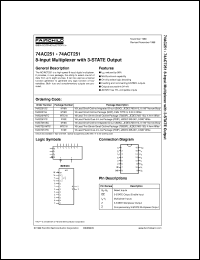 74ACT257MTC Datasheet