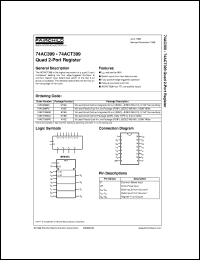 74ACT399MTC Datasheet