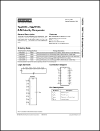 74ACT520PC Datasheet