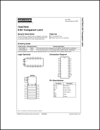 74ACT843SCX Datasheet