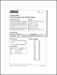 74ACTQ16245SSCX Datasheet