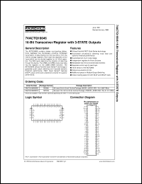 74ACTQ16646CW Datasheet