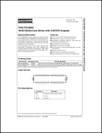74ACTQ18823MTD Datasheet