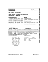 74ACTQ240QSCX Datasheet