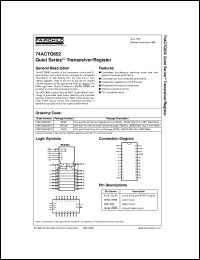 74ACTQ646SC Datasheet