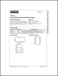 74F174SCX Datasheet