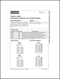 74F541PCQR Datasheet