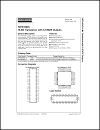 74FR16245SSCX Datasheet