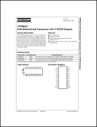 74FR9245MSAX Datasheet