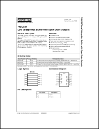 74LCX07MTCX Datasheet