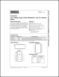 74LCX157MTCX Datasheet