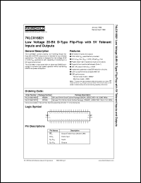 74LCX16821MTD Datasheet