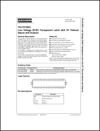 74LCX16841MEA Datasheet